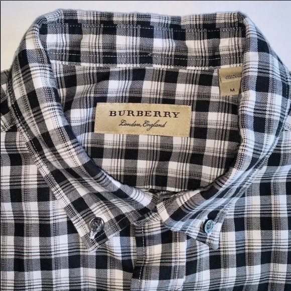 “SOLD” Burberry London Check Button Down Shirt -M - Picture 8 of 8